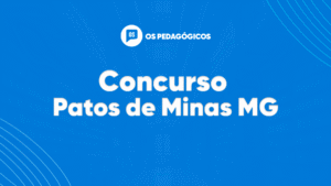 Concurso Patos de Minas MG está com inscrições abertas